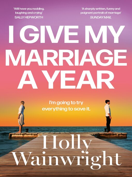 Cover image for I Give My Marriage a Year